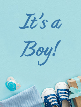 its a boy blue pre