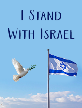 I Stand With Israel Dove pre