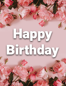Happy birthday flweors in pink preview eng