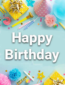 happy birthday in blue and gold preview eng