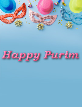 happy purim masks on blue preview heb copy v5